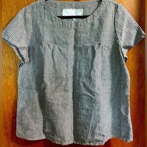 Not Perfect Linen Blouse Size XL